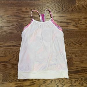 Ivivva white tank girls size 14
